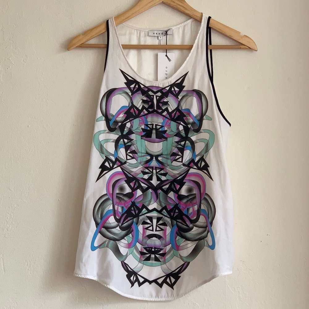 *NWT* Sandro Silk blouse
